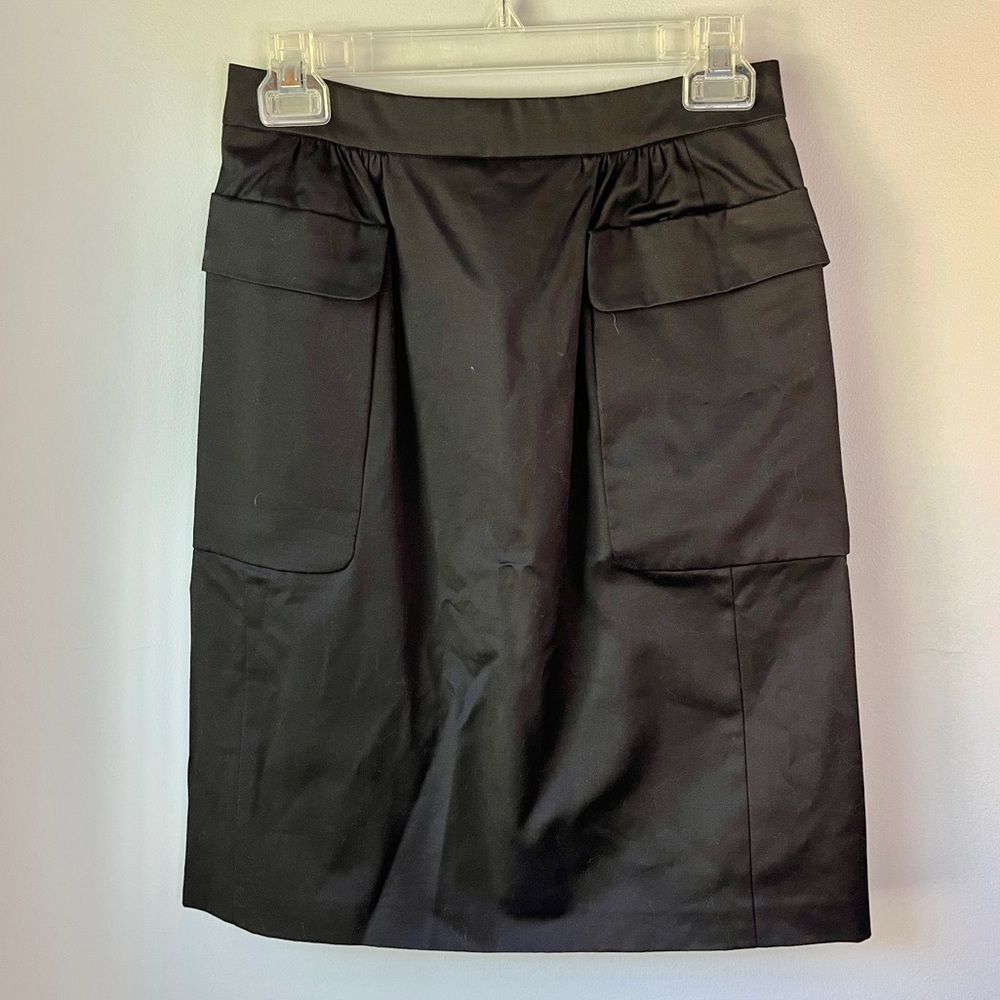 Burberry Black Office Cargo Pencil Skirt NWOT 40 - Picture 2 of 10